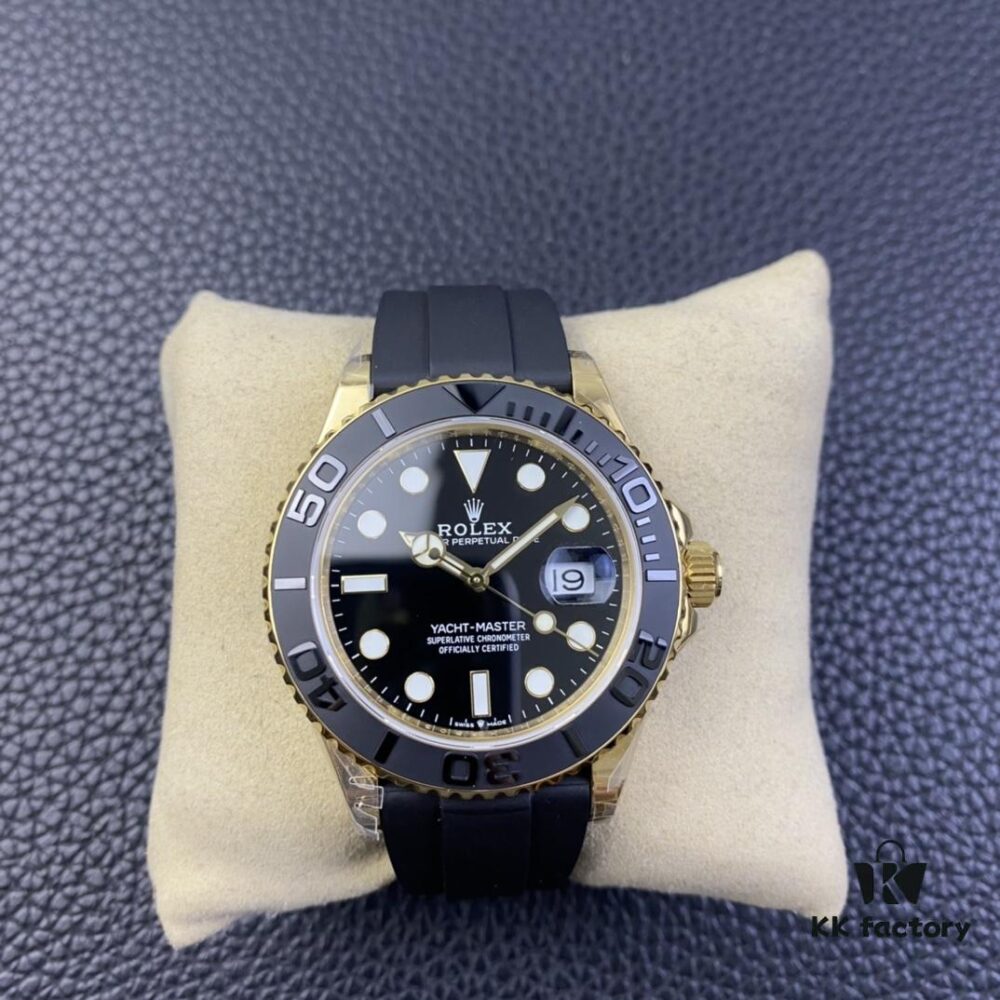 6931a70eccd8ab3d7af9b7e7 OW 2022 New Arrival Yellow Gold Yacht 42MM with Shanghai 3235 Movement