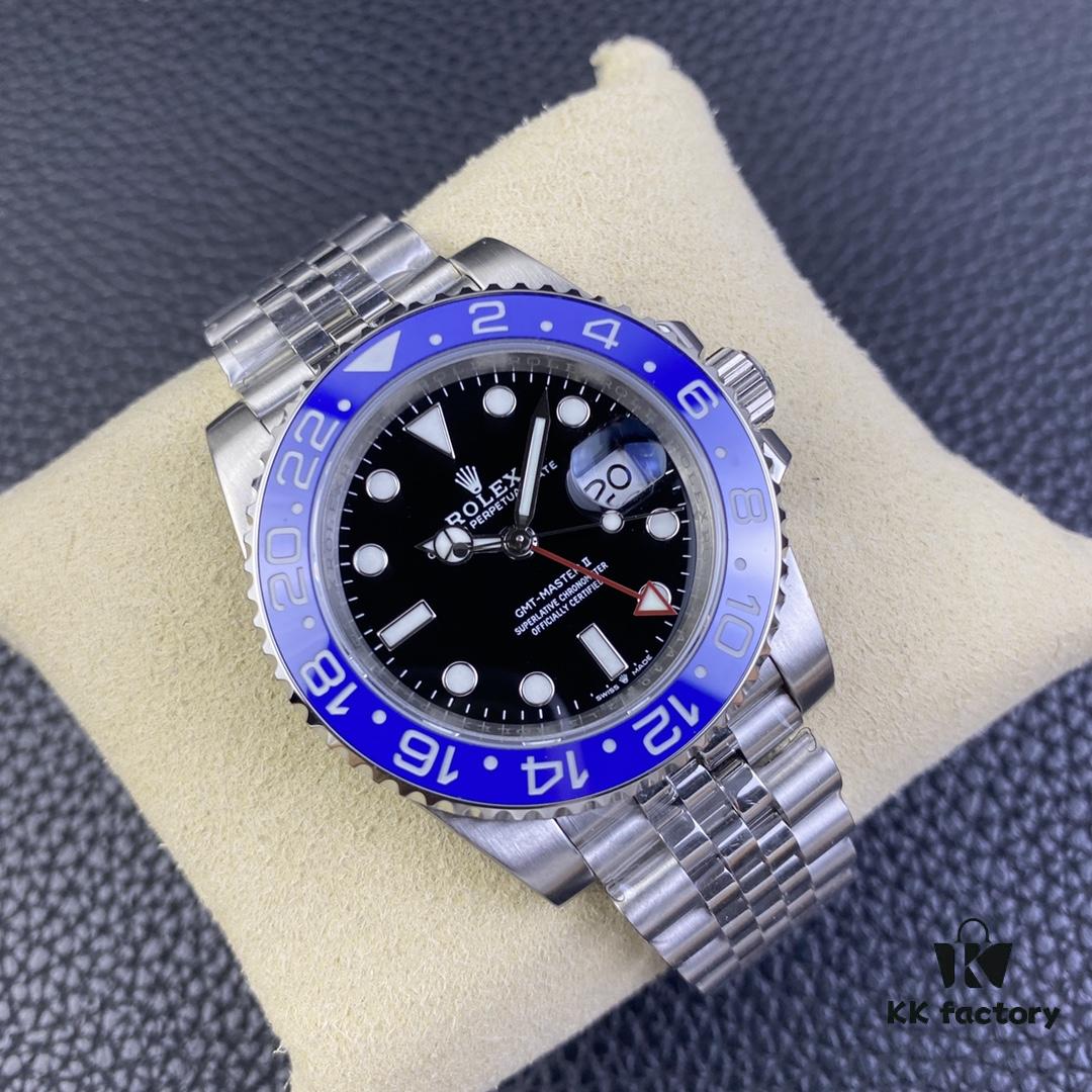 6931a710ccd8ab3d7af9b804 OW Factory Rolex Blue Circle GMT-Master Series 3186 Movement 40mm 904L Stainless Steel