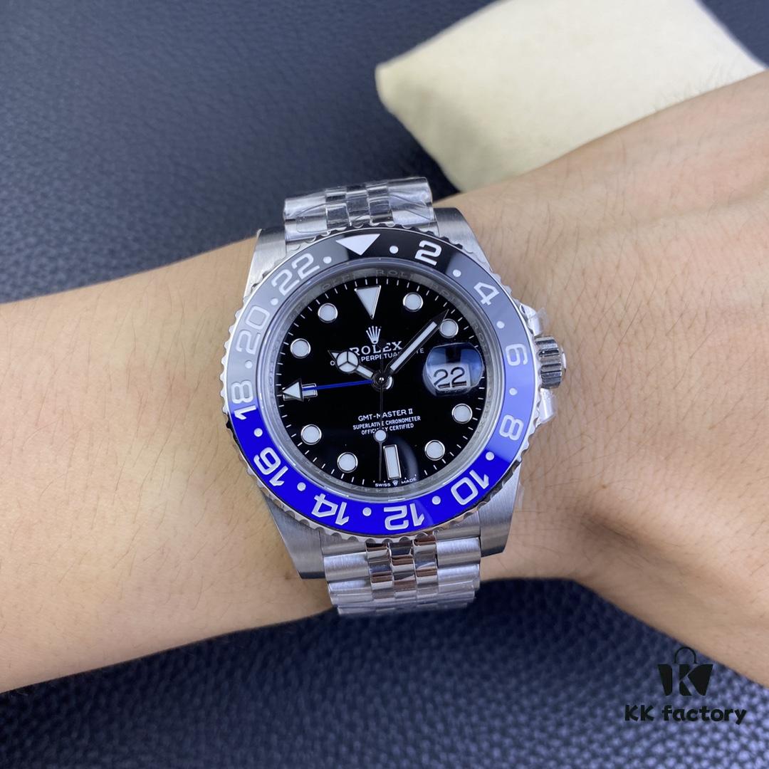 6931a710ccd8ab3d7af9b80b OW Factory Rolex GMT-Master Series 3186 Movement 40mm 904L Stainless Steel