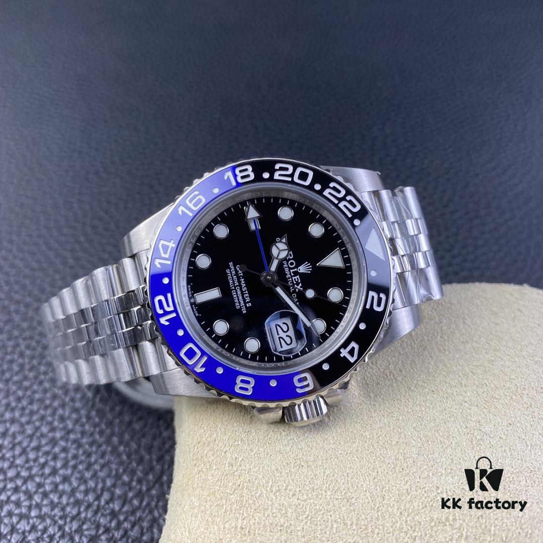 OW Factory Rolex GMT-Master Series 3186 Movement 40mm 904L Stainless Steel