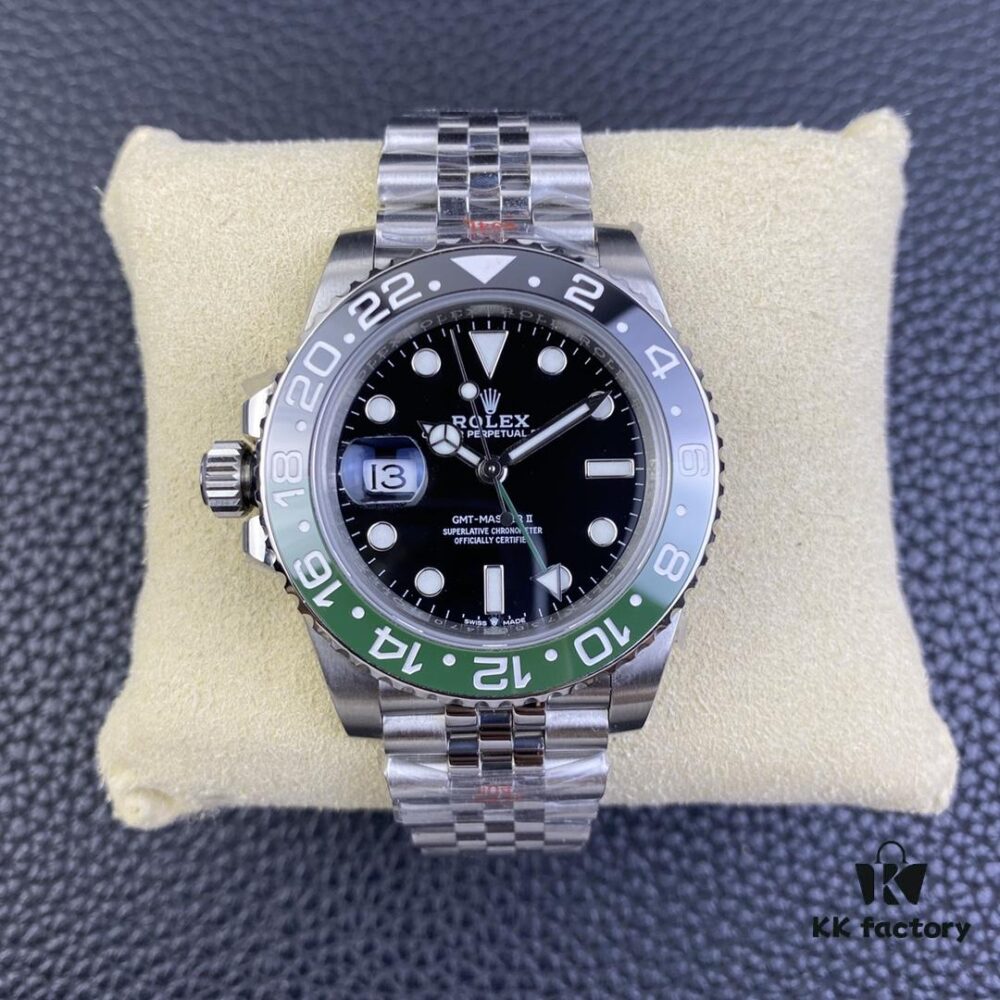 6931a712ccd8ab3d7af9b82a OW Factory Rolex 2022 Official New Arrival 'Sprite Bezel' Left-Handed Greenwich GMT with 3186 Movement, 40mm, 904L Stainless Steel