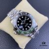 OW Factory Rolex 2022 Official New Arrival 'Sprite Bezel' Left-Handed Greenwich GMT with 3186 Movement, 40mm, 904L Stainless Steel