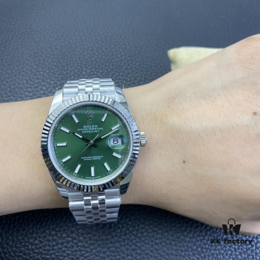 6931a713ccd8ab3d7af9b83d OW 2022 New Arrival Date Model 41MM Mint Green Dial Shanghai 3235 Movement