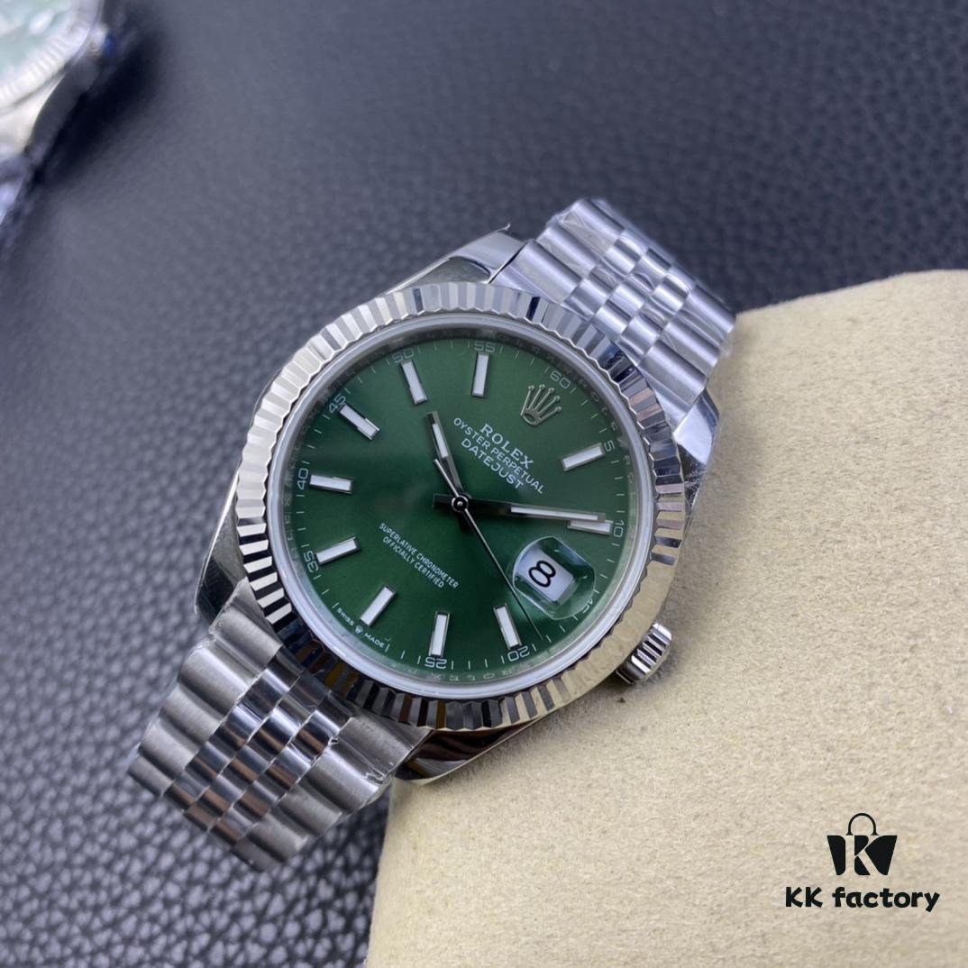OW 2022 New Arrival Date Model 41MM Mint Green Dial with Shanghai 3235 Movement
