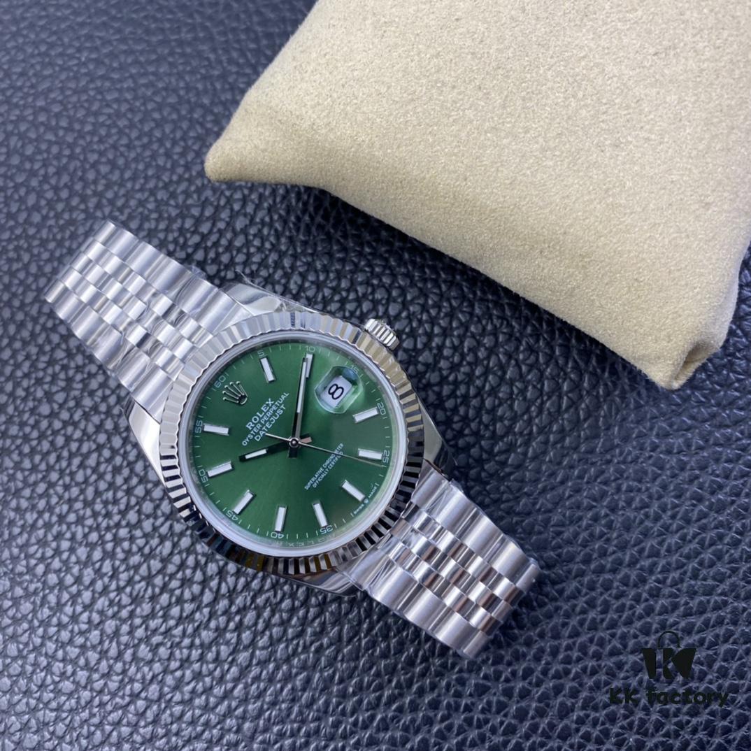 OW 2022 New Arrival Date Model 41MM Mint Green Dial with Shanghai 3235 Movement