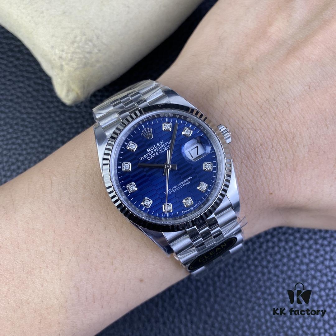 6931a714ccd8ab3d7af9b851 Clean Factory Rolex 126234 36mm Oyster Perpetual Datejust - A Blessing for Small Wrists
