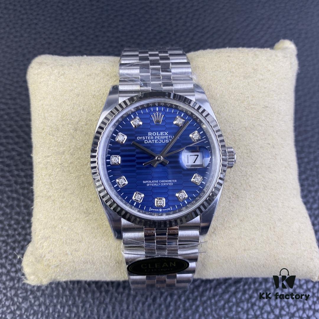6931a714ccd8ab3d7af9b852 Clean Factory Rolex 126234 36mm Oyster Perpetual Datejust - A Blessing for Small Wrists