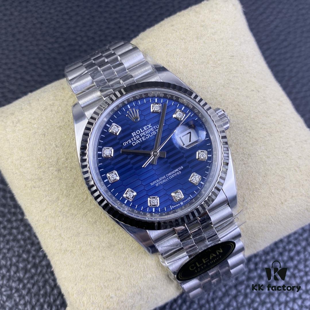 6931a714ccd8ab3d7af9b853 Clean Factory Rolex 126234 36mm Oyster Perpetual Datejust - A Blessing for Small Wrists