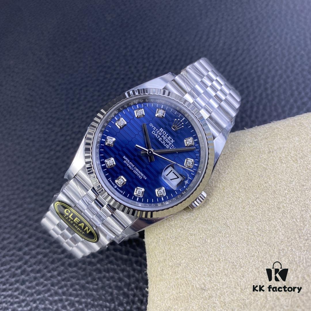 6931a714ccd8ab3d7af9b855 Clean Factory Rolex 126234 36mm Oyster Perpetual Datejust - A Blessing for Small Wrists