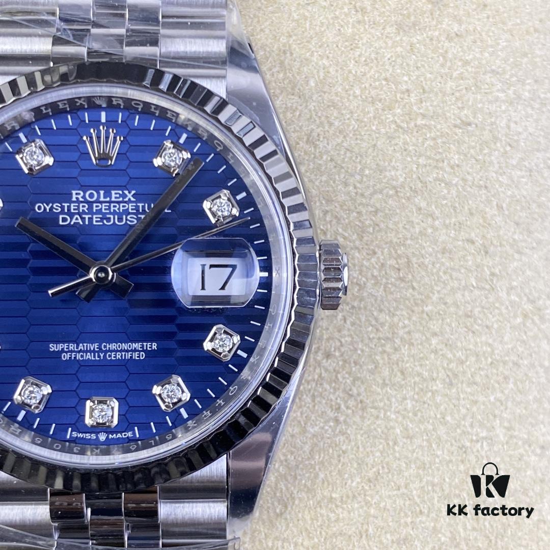 6931a714ccd8ab3d7af9b856 Clean Factory Rolex 126234 36mm Oyster Perpetual Datejust - A Blessing for Small Wrists
