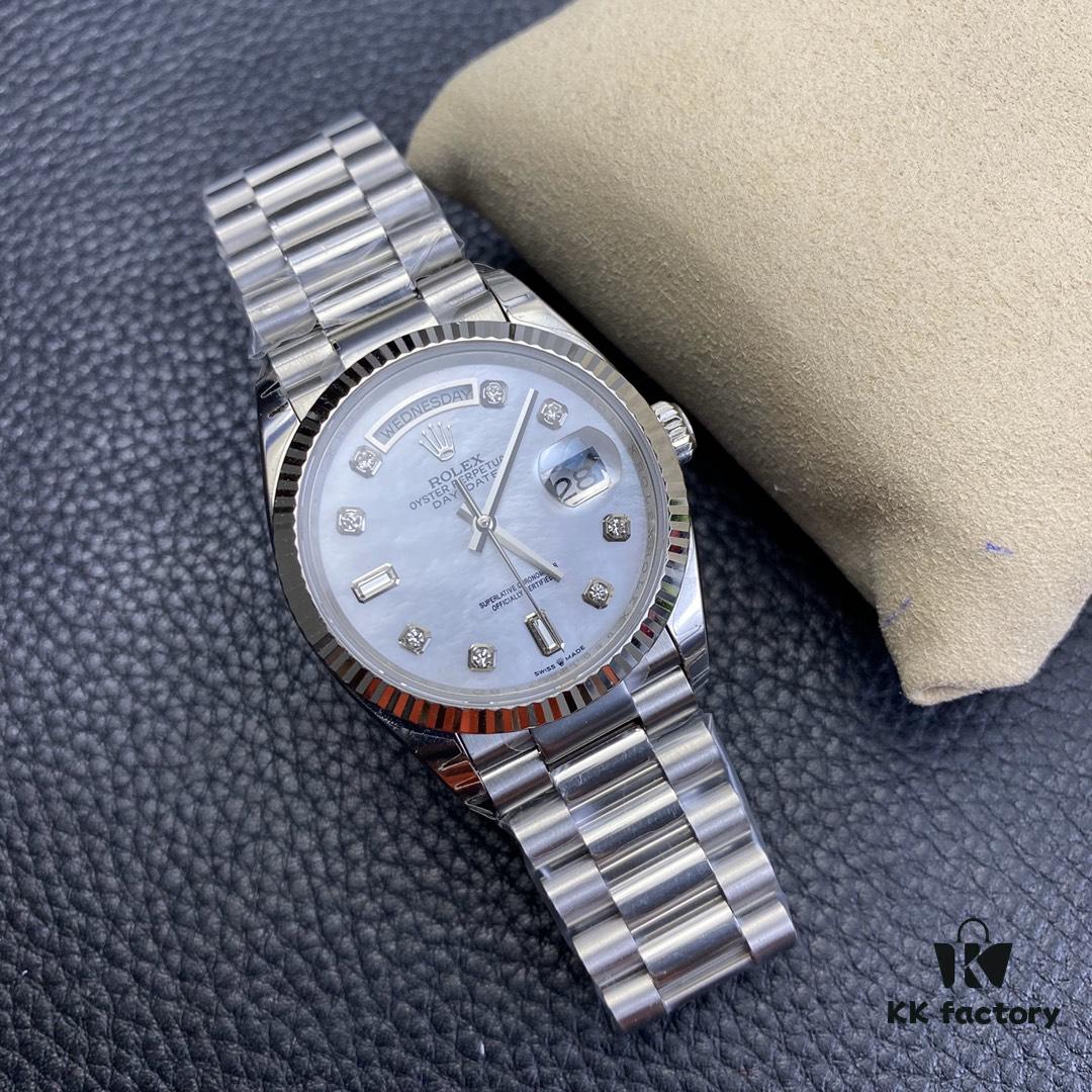 6931a71dccd8ab3d7af9b8f1 EW Rolex 36MM Day-Date Model with Mother-of-Pearl Dial