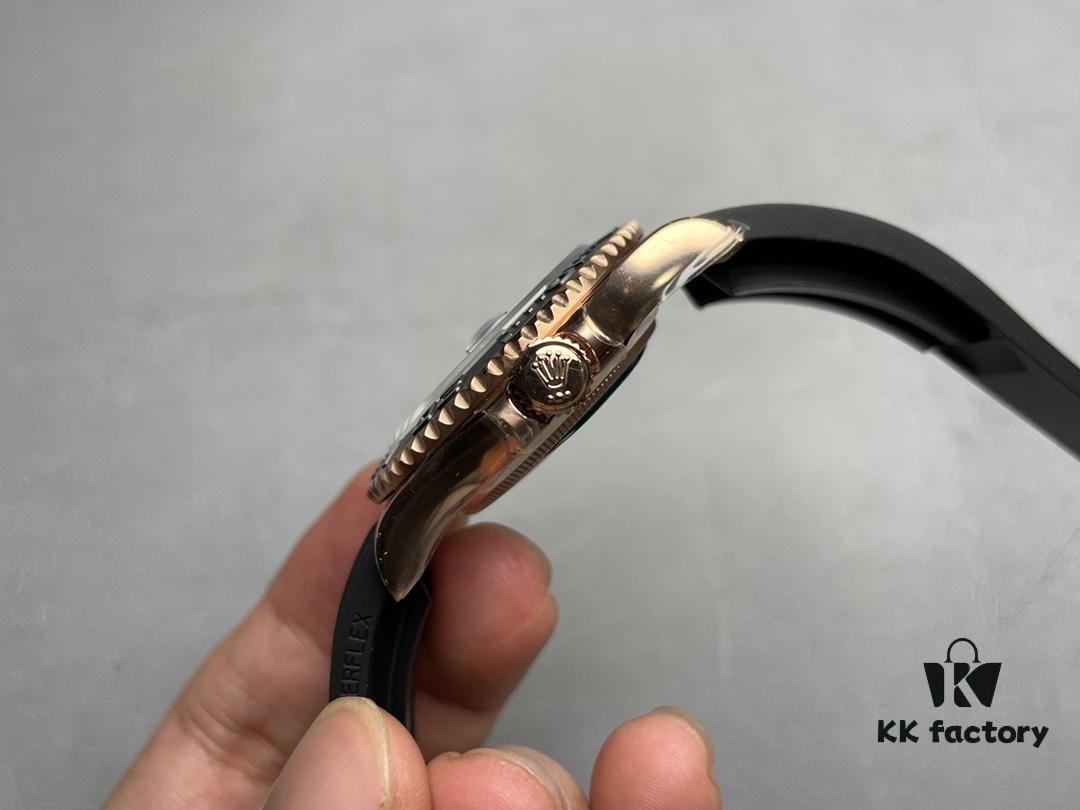N Factory 40mm Best-selling Gold Yacht, the Best Version Available on the Market, Latest Dial Design, Most Authentic Rose Gold Color, Engraved Lettering on Clasp Matches Original in Font and Depth