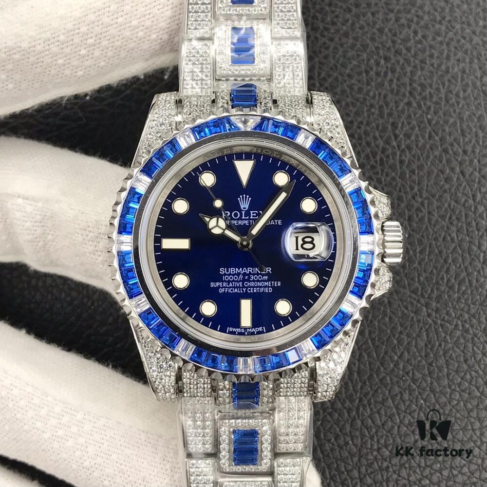 6931a728ccd8ab3d7af9b998 Luxury Masterpiece, Rolex SUB Diver Custom Diamond-Paved Edition
