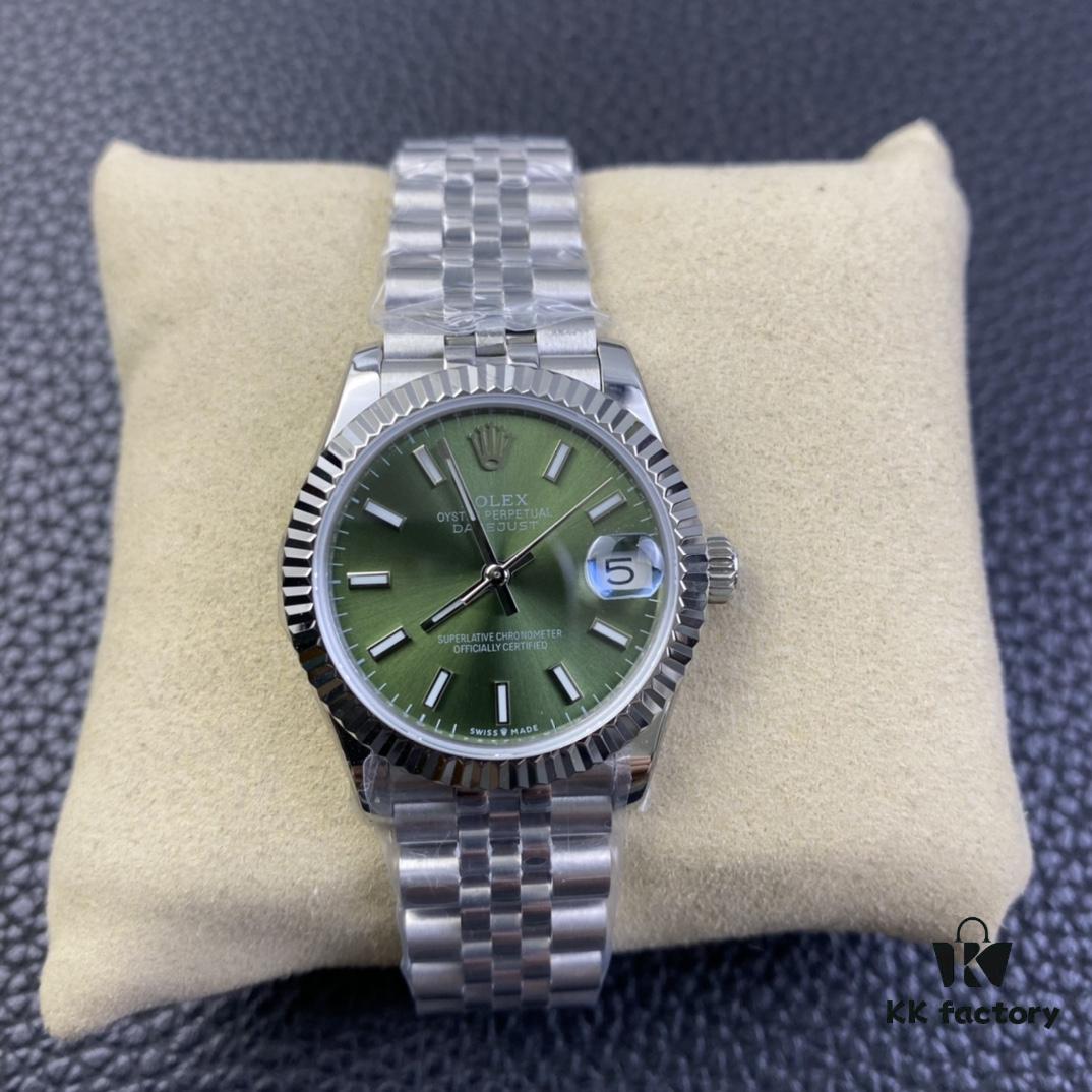 WF Log 31mm Green Dial