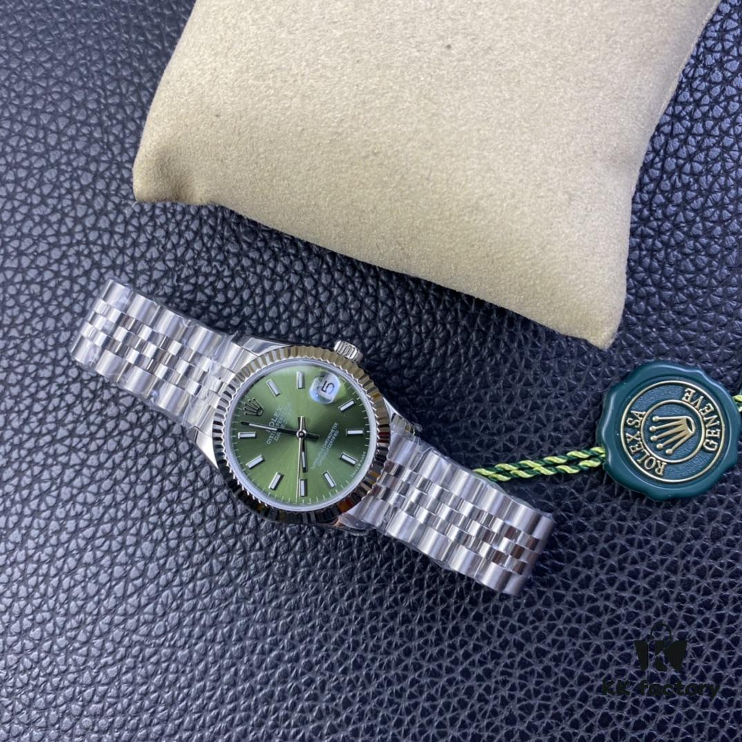 WF Log 31mm Green Dial