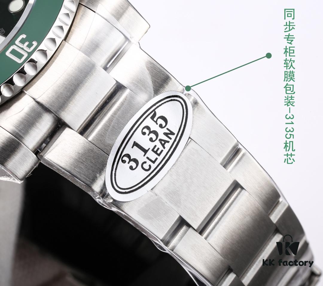 6931a72eccd8ab3d7af9b9f7 C Factory Ultimate Edition Submariner Date 116610LV 'Green Glitter' - Triple Code Integration, NFC Touch Card, Sapphire Lume Bead & One-Touch Release Clasp