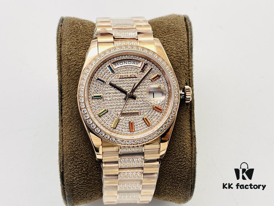 6931a742ccd8ab3d7af9bb5c VRS Factory 2023 Highly Recommended Latest Style Rainbow Gradient Sapphire Full Dial Starlight Rolex Datejust 36MM Series