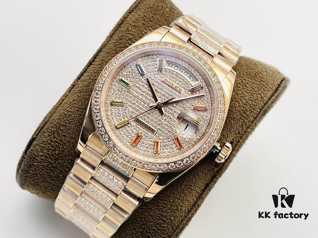 6931a743ccd8ab3d7af9bb5e VRS Factory 2023 Highly Recommended Latest Style Rainbow Gradient Sapphire Full Dial Starlight Rolex Datejust 36MM Series