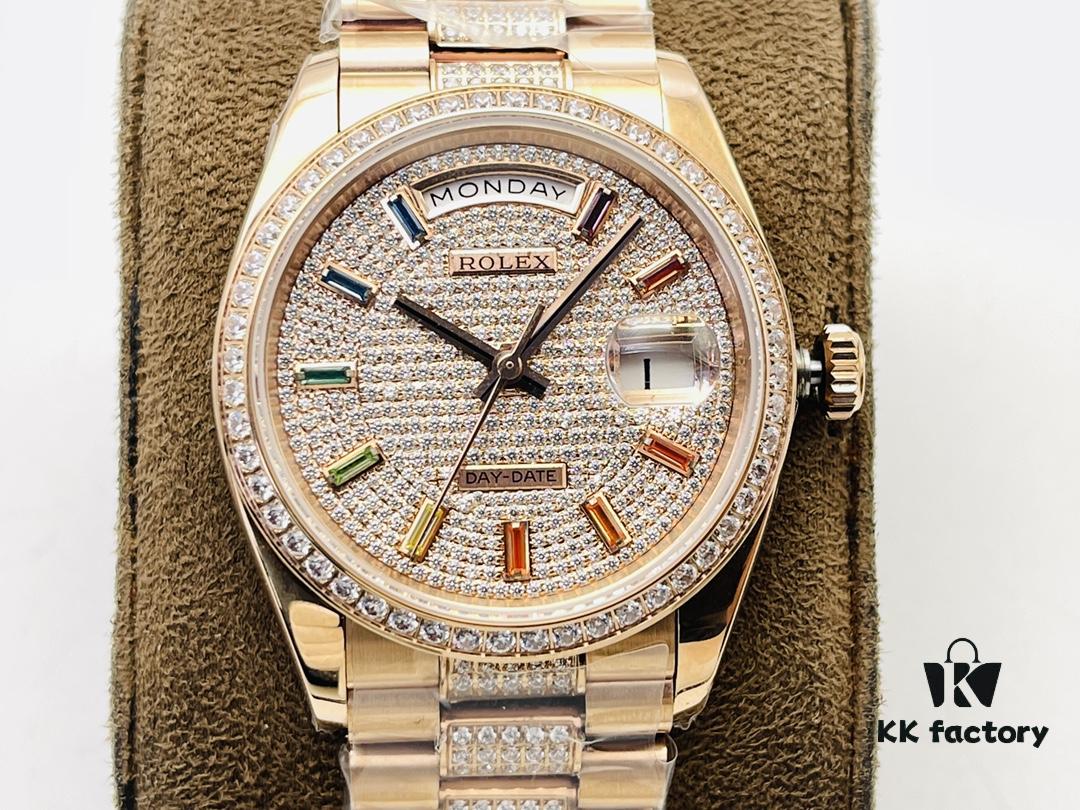 6931a743ccd8ab3d7af9bb5f VRS Factory 2023 Highly Recommended Latest Style Rainbow Gradient Sapphire Full Dial Starlight Rolex Datejust 36MM Series