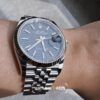 Rolex Datejust 41mm Latest Model 'Mint Green' and 'Checkered Blue' Worn on Wrist!