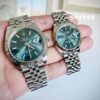 Rolex Datejust 41mm Latest Model 'Mint Green' and 'Checkered Blue' Worn on Wrist!