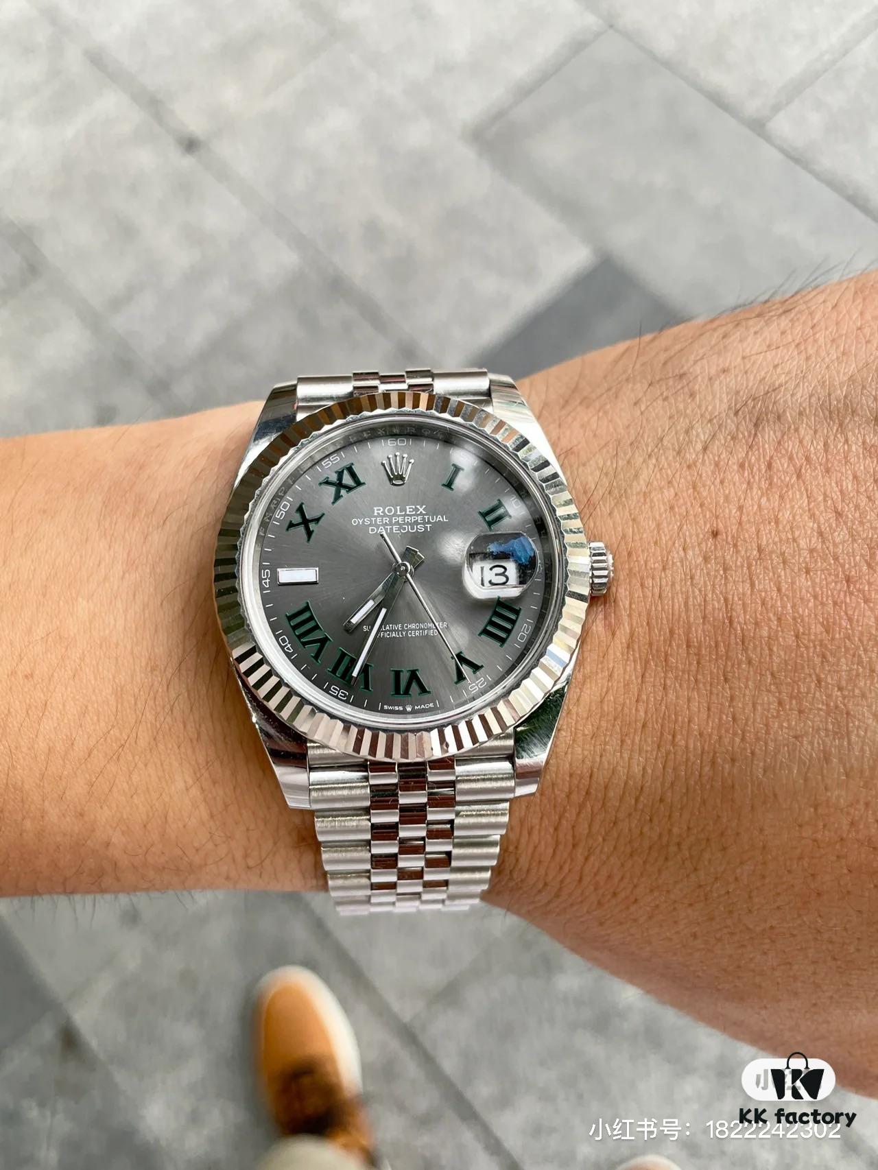 6931a75accd8ab3d7af9bcf1 Rolex Datejust 41mm Latest Model 'Mint Green' and 'Checkered Blue' - Wrist Appearance!