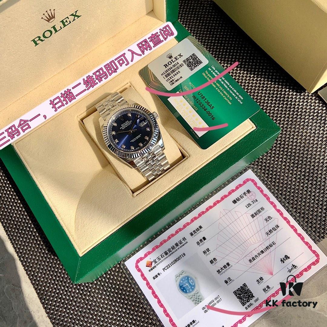 6931a75bccd8ab3d7af9bd00 Rolex Datejust 'Latest Version, Genuine Diamond Dial'