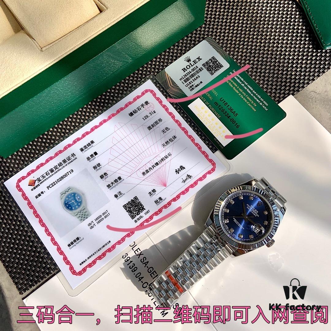 6931a75bccd8ab3d7af9bd06 Rolex Datejust 'Latest Version, Genuine Diamond Dial'