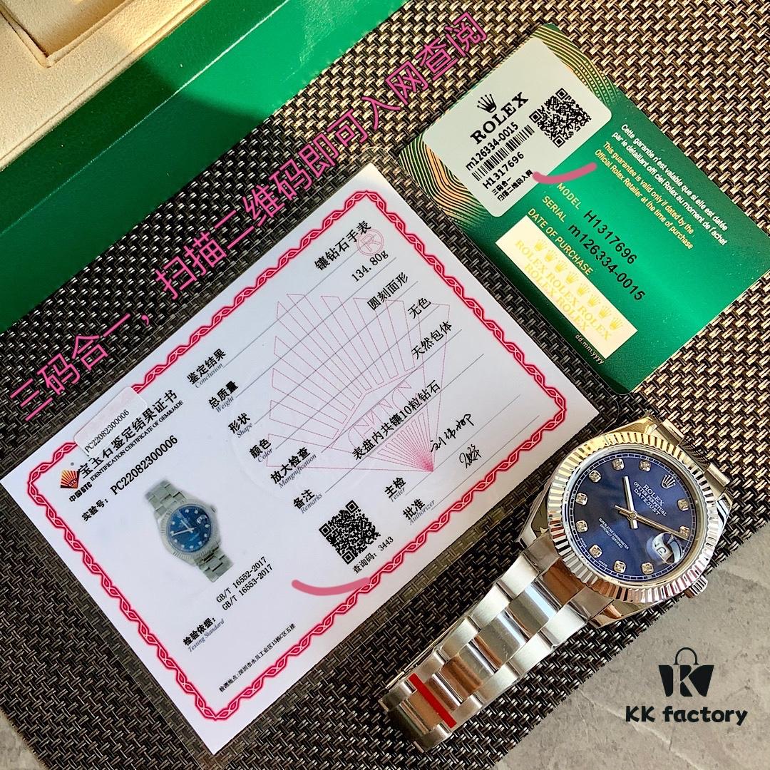 6931a75cccd8ab3d7af9bd10 Rolex Datejust 'Latest Version, Genuine Diamond Dial'