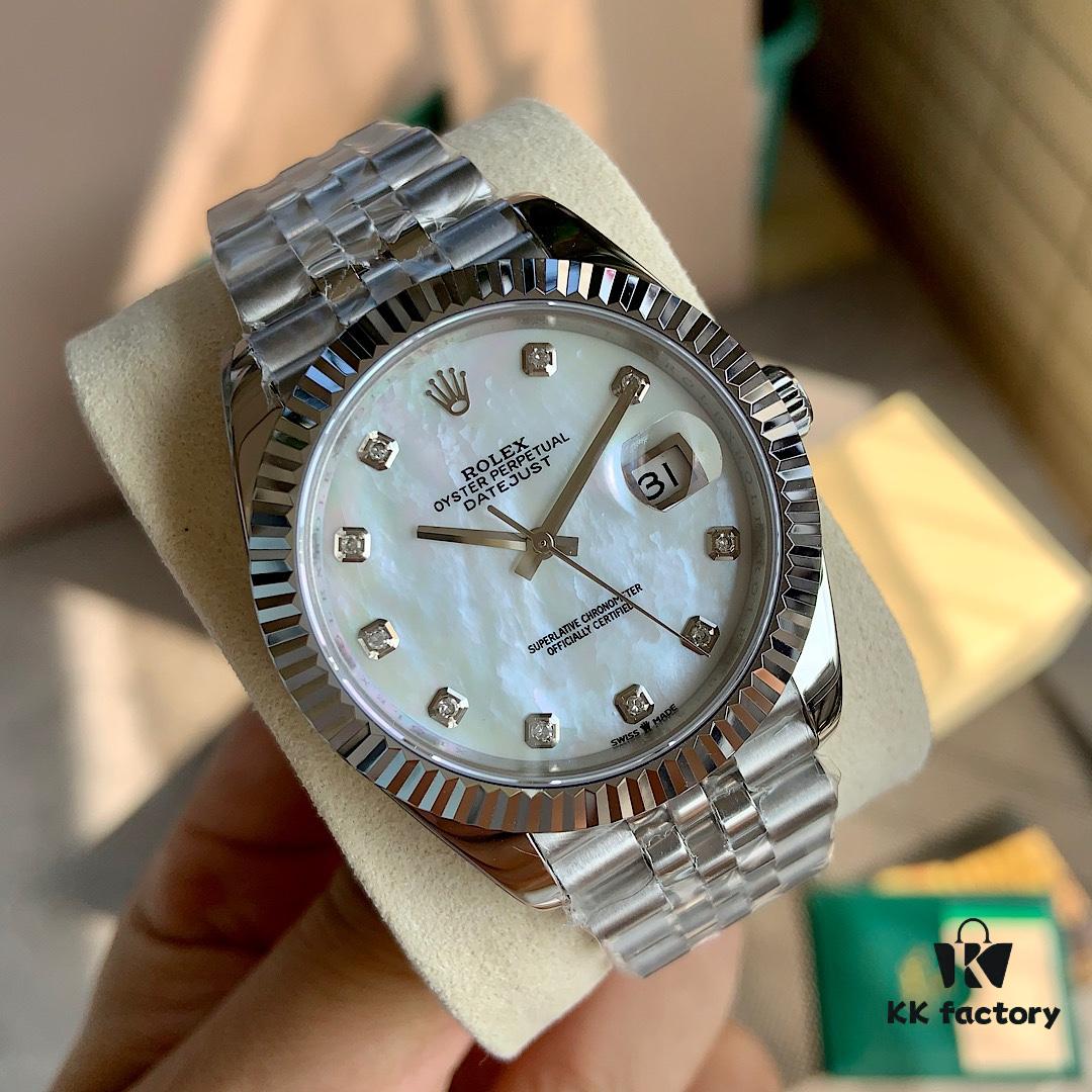 6931a75cccd8ab3d7af9bd16 Rolex Datejust 'Latest Version, Genuine Diamond Dial'