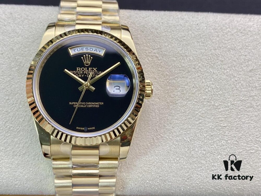 6931a765ccd8ab3d7af9bdba Rare BP Rolex Day-Date Dual Calendar 36mm with 2836 Movement and Oyster Steel Bracelet, Genuine Mold