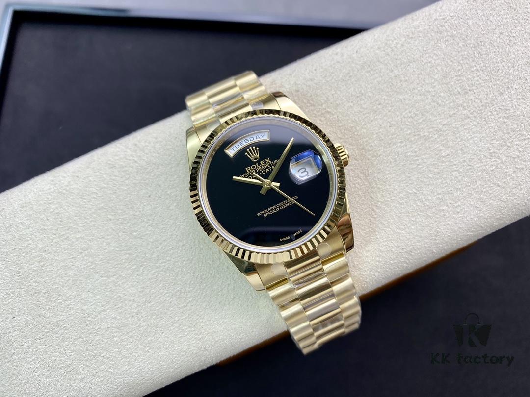6931a766ccd8ab3d7af9bdbe Rare BP Rolex Day-Date Dual Calendar 36mm with 2836 Movement and Oyster Steel Bracelet, Genuine Mold