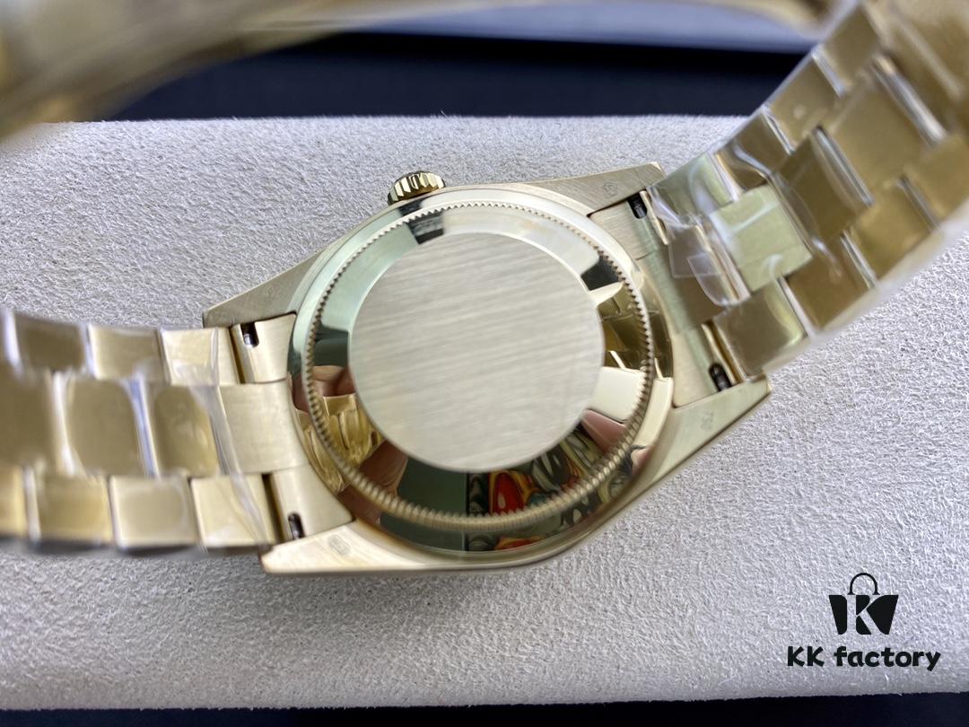 6931a766ccd8ab3d7af9bdc1 Rare BP Rolex Day-Date Dual Calendar 36mm with 2836 Movement and Oyster Steel Bracelet, Genuine Mold