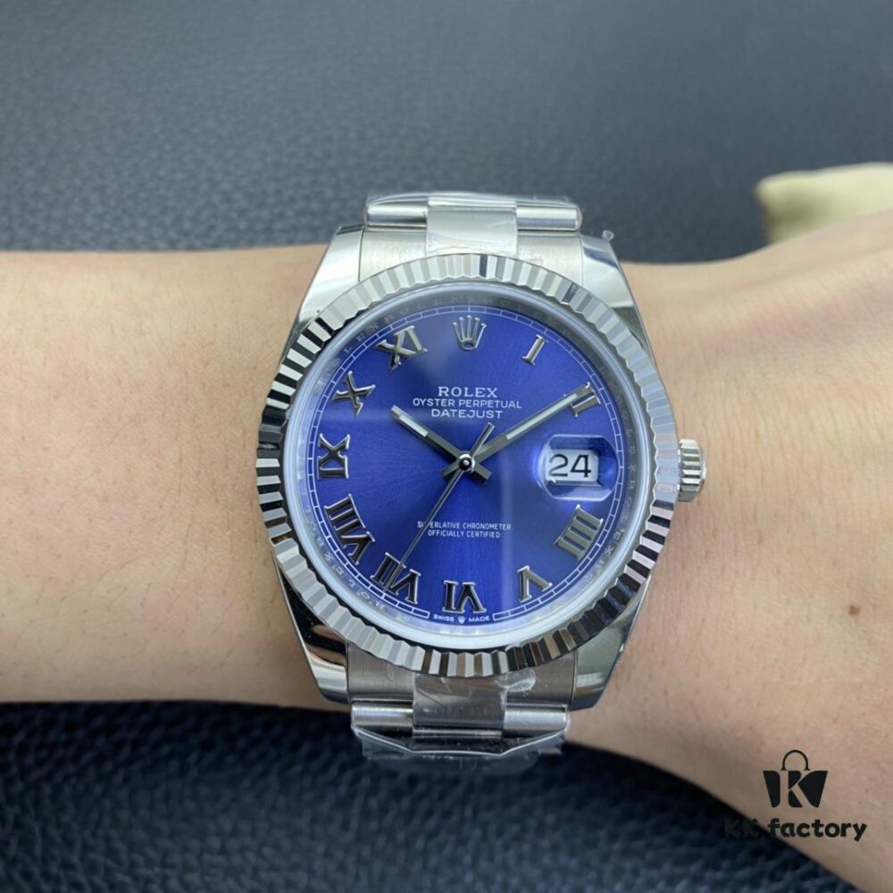 6931a768ccd8ab3d7af9bdd0 Clean Factory / C Factory New Rolex Datejust Series m126334-0026 Roman Numeric Blue Dial