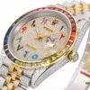 6931a776ccd8ab3d7af9be64 MS Factory Rolex Datejust 1263341-0018 Full-Pave Diamond Wristwatch – 904L Steel Special Edition with Micropaved Crystals