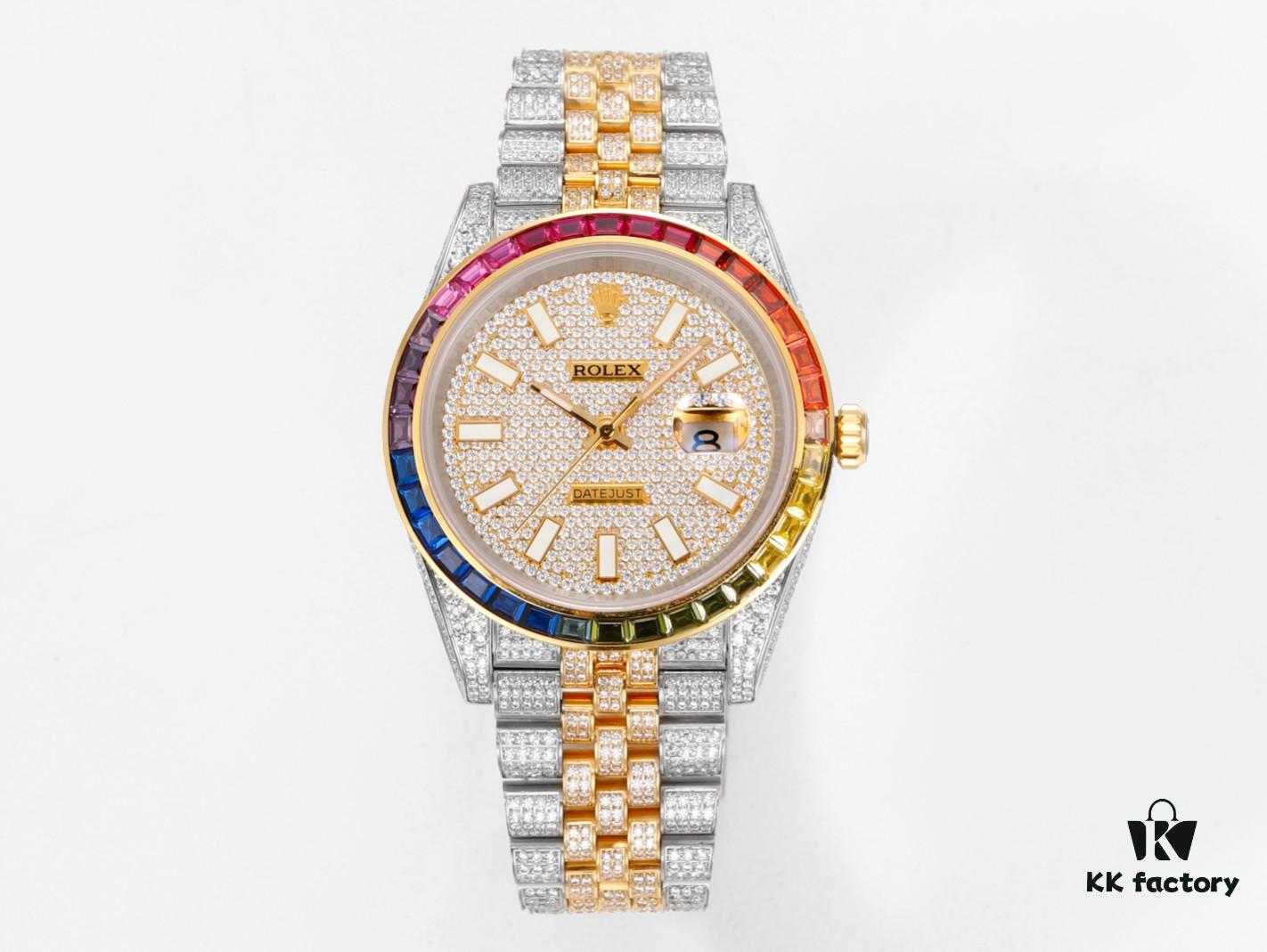 6931a777ccd8ab3d7af9be76 MS Factory Rolex Datejust 1263341-0018 Full Diamond-Paved Watch – 904L Steel Special Edition with Micropaved Crystals