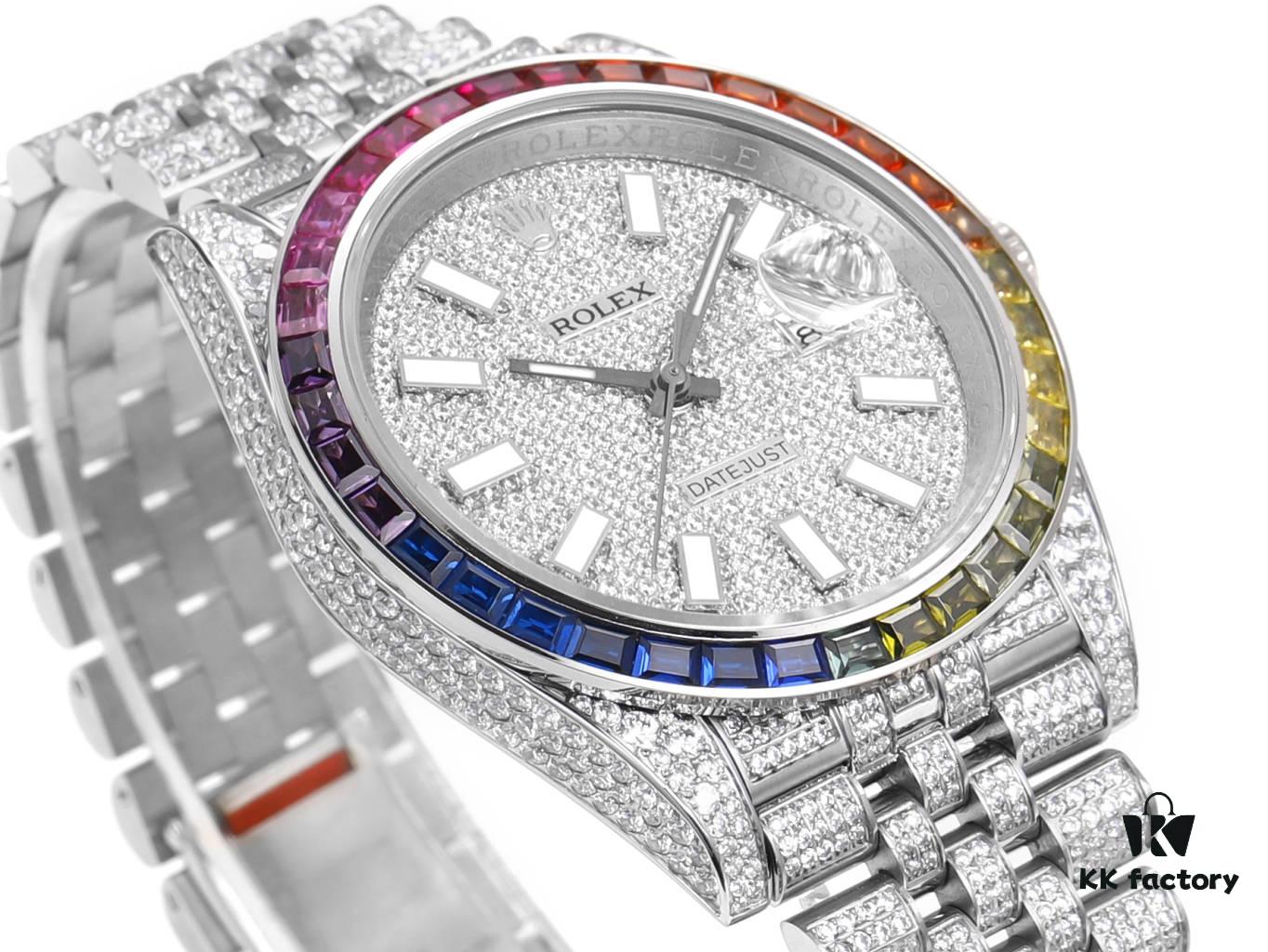 6931a778ccd8ab3d7af9be83 MS Factory Rolex Datejust 1263341-0018 Fully Set with Diamond Bezel – 904L Steel Special Full-Pavé Luxury Edition