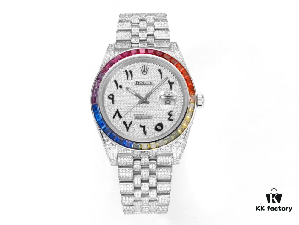 6931a778ccd8ab3d7af9be8a MS Factory Rolex Datejust 1263341-0018 Full Diamond-Paved Watch – 904L Stainless Steel Special Edition with Micro-Paved Crystals