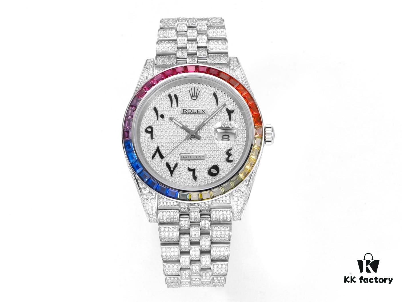 6931a778ccd8ab3d7af9be8a MS Factory Rolex Datejust 1263341-0018 Full Diamond-Paved Watch – 904L Stainless Steel Special Edition with Micro-Paved Crystals