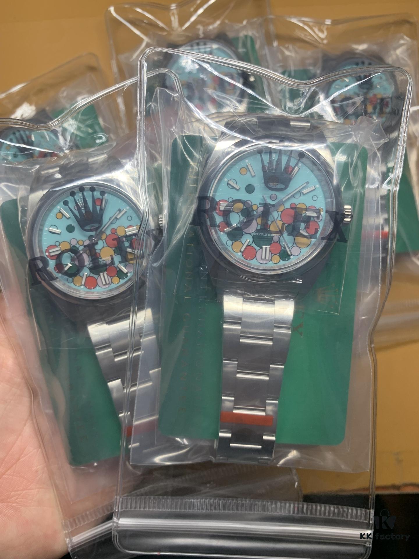 6931a779ccd8ab3d7af9be9d N+AR 2023 New Arrival Oyster Perpetual 126000 124300 Balloon Edition, 36.41mm Top-Tier Replica with Official Soft Film Packaging