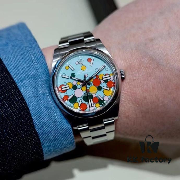 6931a77accd8ab3d7af9bea3 The Ultimate Replica! Official Soft Film Packaging - N+AR 2023 New Oyster Perpetual Series 126000, 124300 Balloon Edition, 36mm & 41mm Available