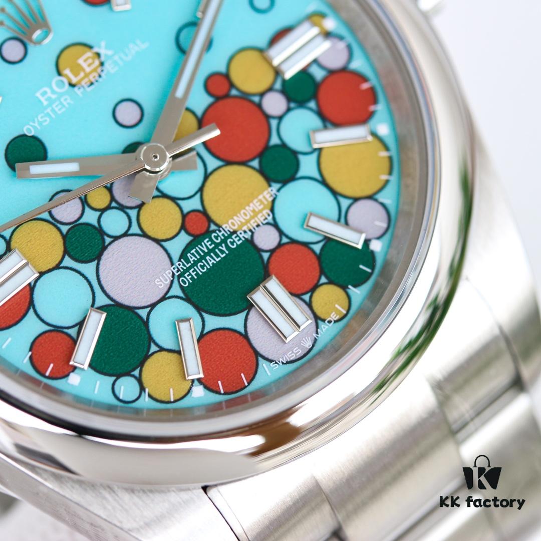 6931a77accd8ab3d7af9beaa N+AR 2023 New Arrival Oyster Perpetual 126000, 124300 Balloon Edition Top-Tier Replica 36.41mm