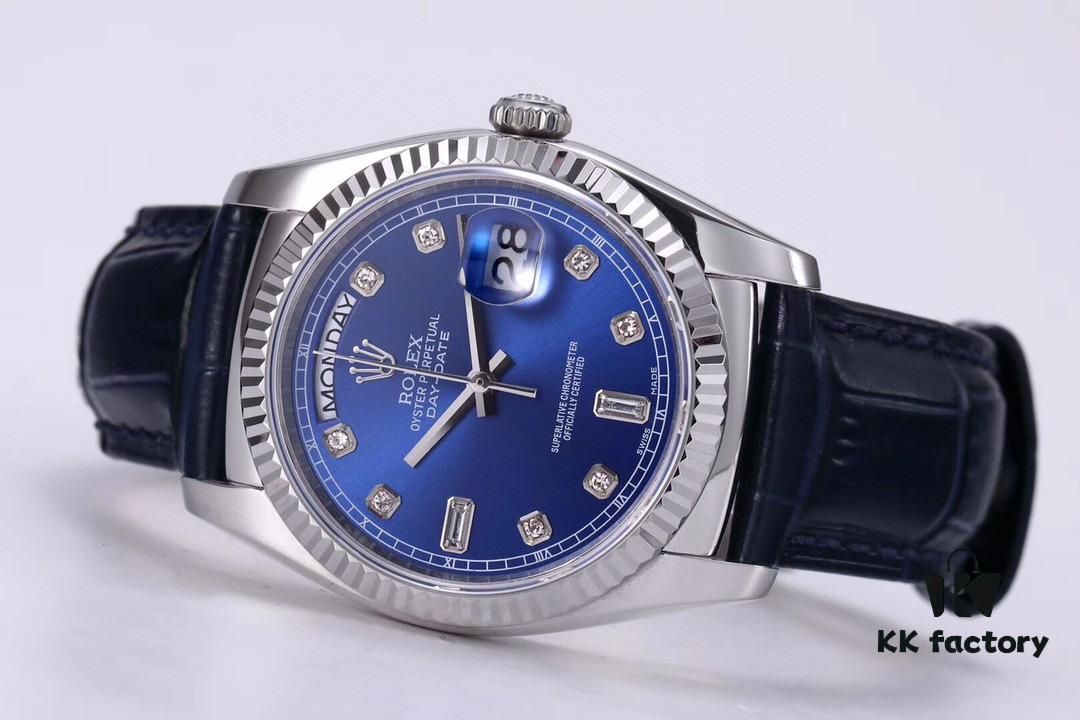 520 Special Launch: The Blue Balloon of Rolex! Strap Version Weighted DD Unisex Size 36mm [V3 Factory-Upgraded Edition] In Stock! The Most Classic Series from Rolex, Nothing Else But the DD! Rolex Day-Date Series 118135/118138/118139 [All Colors Available]!