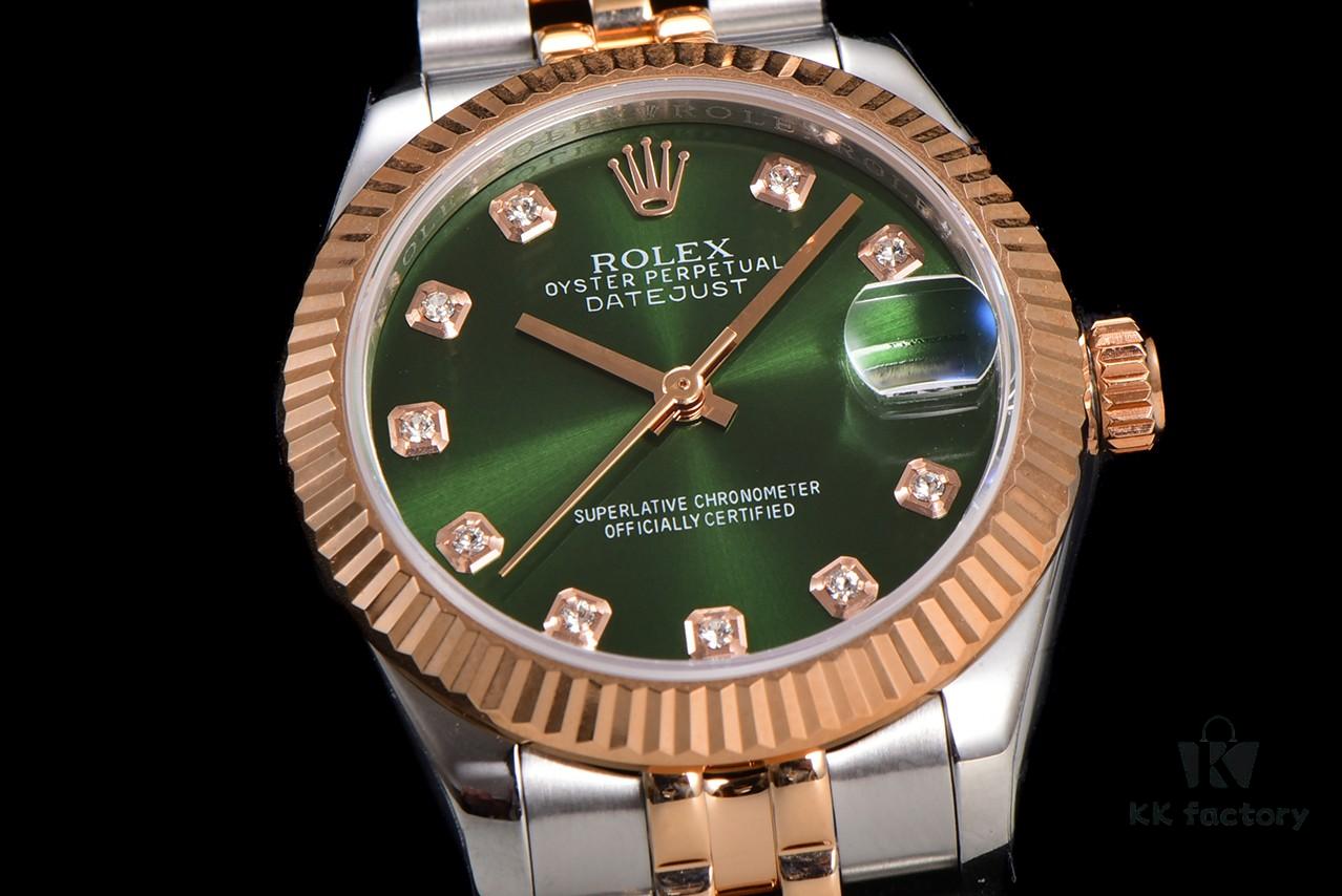 N2 Premium [Affordable Price] Oyster Perpetual Datejust 31 Series with Exclusive Classic Full Diamond Bezel