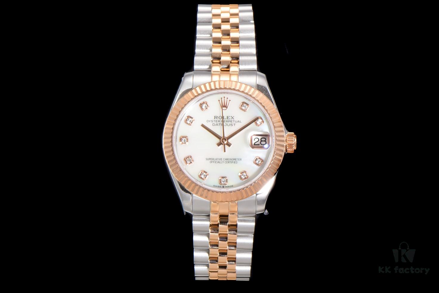 6931a787ccd8ab3d7af9bf41 N2 Premium 【Affordable Price】 Oyster Perpetual Datejust 31 Series with Exclusive Classic Diamond Bezel