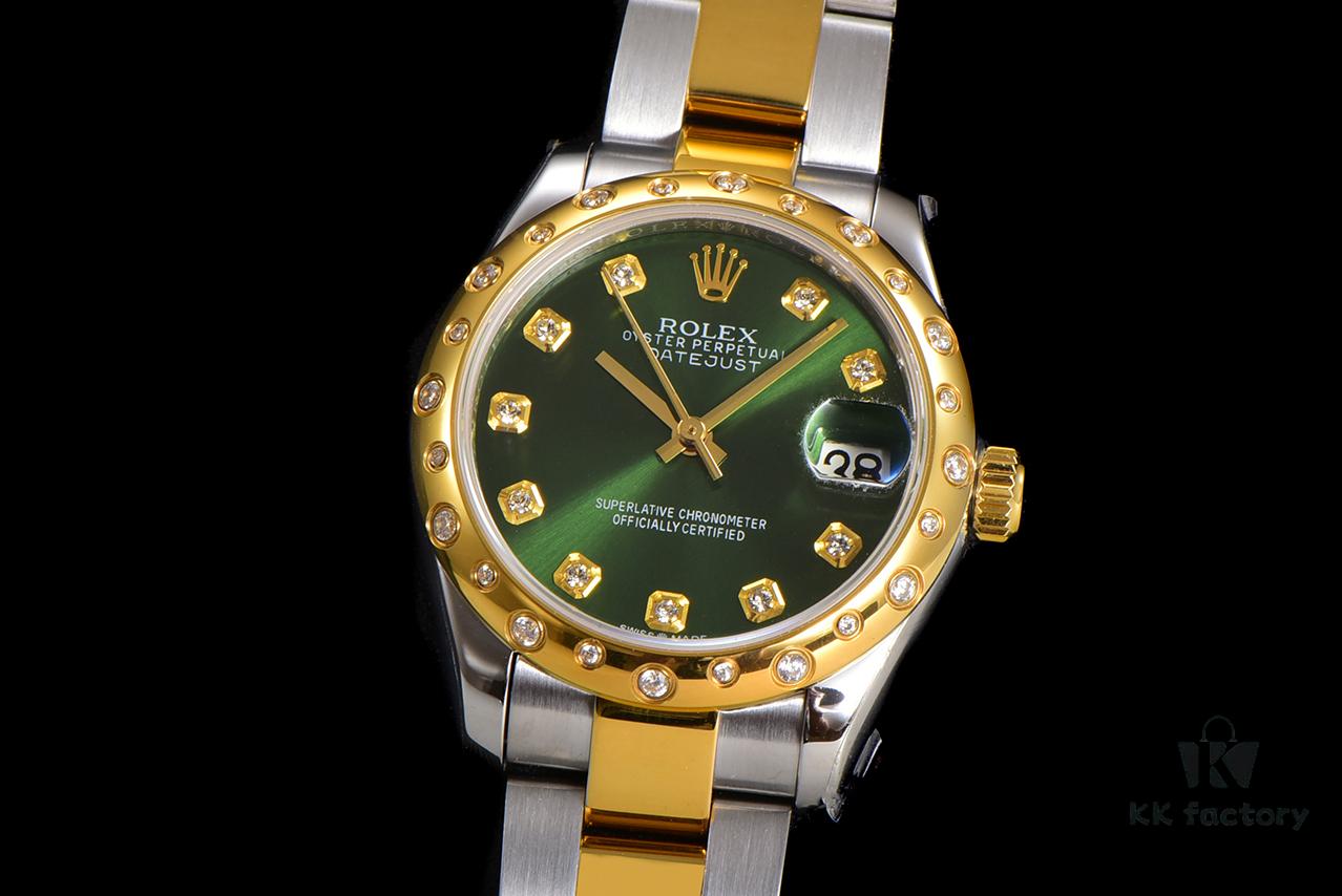 N2 Premium [Affordable Price] Oyster Perpetual Datejust 31 Series with Exclusive Classic Diamond Bezel
