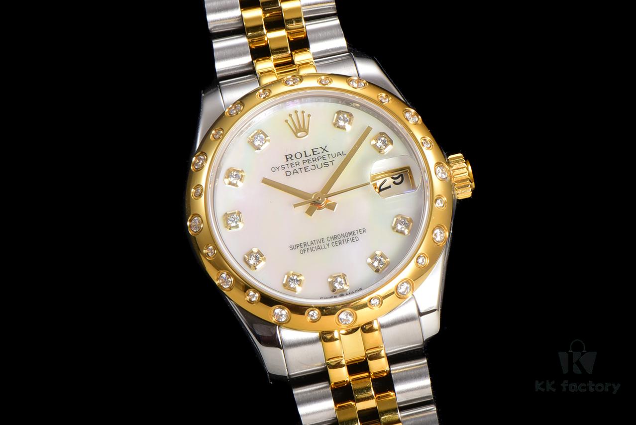 6931a788ccd8ab3d7af9bf5d N2 Premium 【Affordable Price】 Oyster Perpetual Datejust 31 Series with Exclusive Classic Full Diamond Bezel
