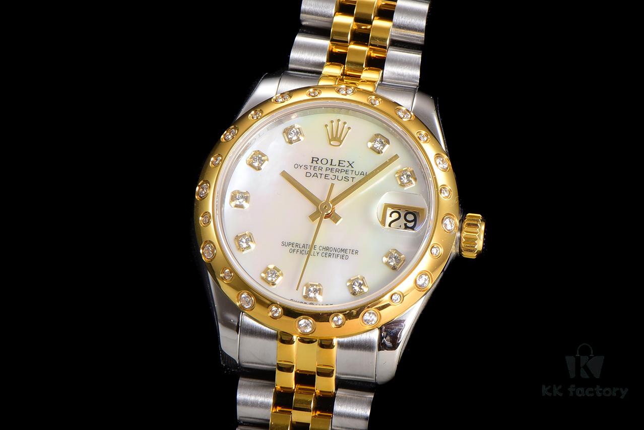 6931a789ccd8ab3d7af9bf5e N2 Premium 【Affordable Price】 Oyster Perpetual Datejust 31 Series with Exclusive Classic Full Diamond Bezel