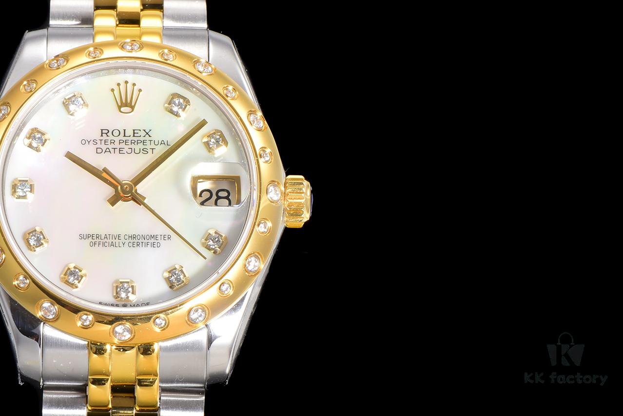 6931a789ccd8ab3d7af9bf5f N2 Premium 【Affordable Price】 Oyster Perpetual Datejust 31 Series with Exclusive Classic Full Diamond Bezel