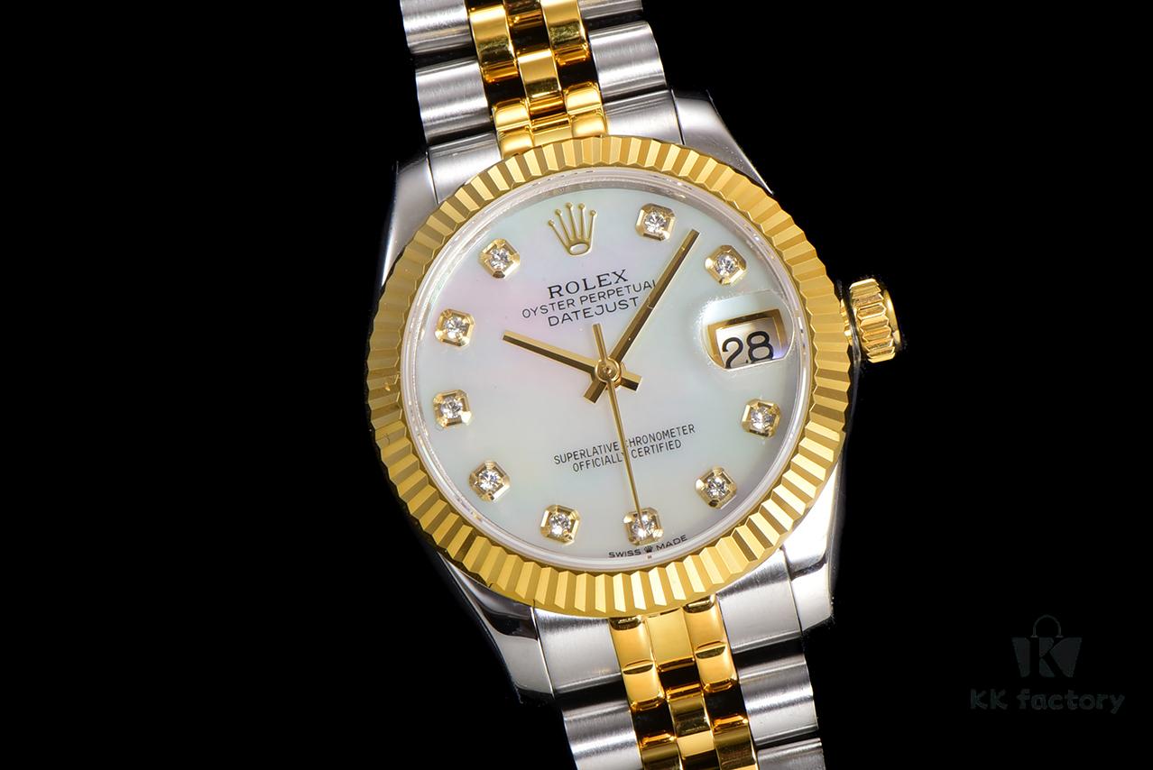 N2 Premium [Affordable Price] Oyster Perpetual Datejust 31 Series with Exclusive Classic Diamond Bezel